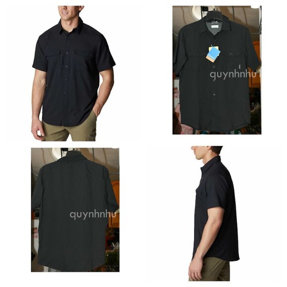 Columbia Other - Columbia James Bay Short Sleeve Woven Shirt in  black